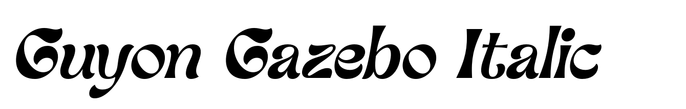 Guyon Gazebo Italic